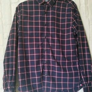 Tommy Hilfiger Custom Fit Plaid Button Down EUC